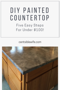 DIY Painted Countertop